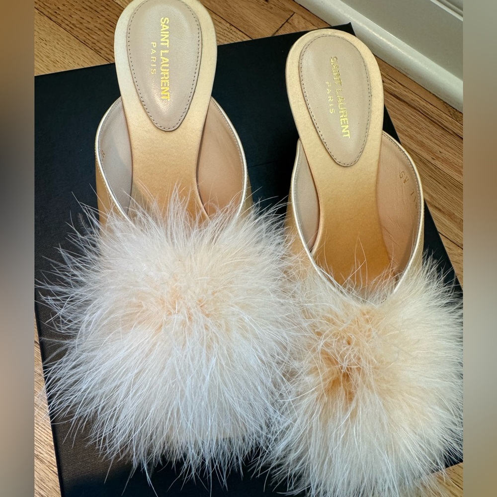 Saint Laurent Mae Mules- Never worn, comes with box and dust bag - Picture 6 of 12